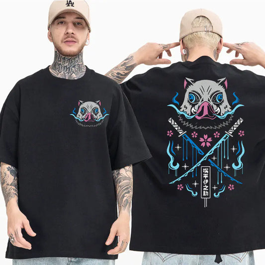 Demon Slayer Cotton T-Shirt for Men and Women