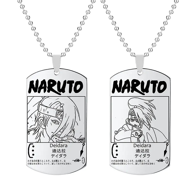 Anime Naruto Necklace with Keychain Pendant Gift