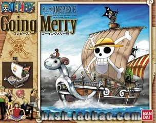 Bandai One Piece Going Merry Ship Model Kit Anime Merchandise, Meli Ship, Figure Model