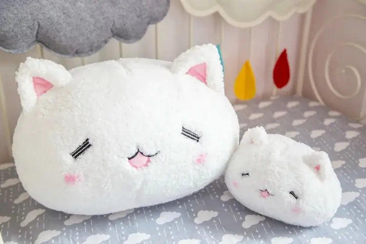 Plush Toy White Rabbit Pillow - Anime Merchandise