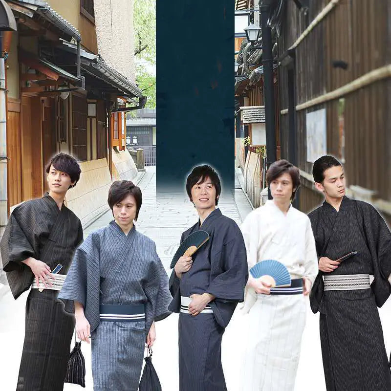 Traditional Japanese Men's Yukata Kimono