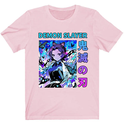 Demon Slayer Cartoon Loose Short Sleeve Women's Top