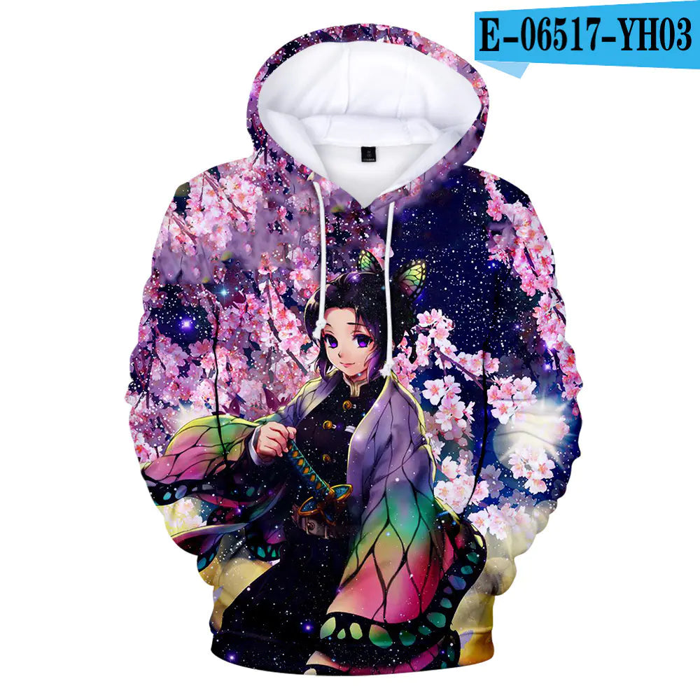 Demon Slayer Tanjiro Kamado 3D Hooded Sweatshirt