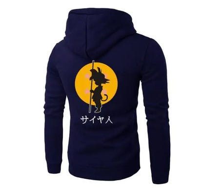 Dragon Ball Z Cartoon Design Unisex Fleece Hoodie with