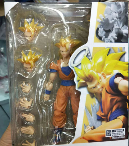 Dragon Ball Z Super Saiyan 3 Son Goku Anime Figurine Model Collection