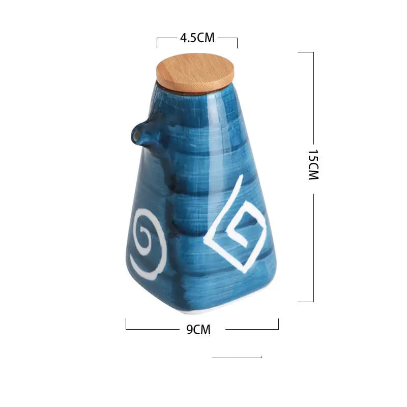 Ceramic Seasoning Pot for Soy Sauce and Vinegar
