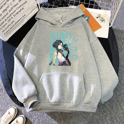 Couple Hooded Fleece Pullover Sweater