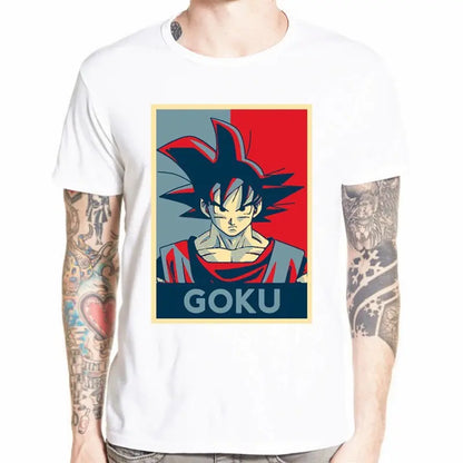 Dragon Ball Z Goku Men's Slim Fit Graphic T-Shirt