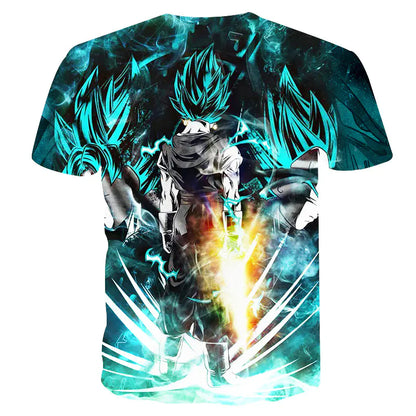 Dragon Ball Goku 3D Men's Short Sleeve T-Shirt