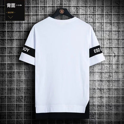 Men's Summer Short Sleeve Graphic T-Shirts (Japan Fashion)
