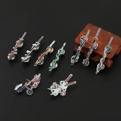 Demon Slayer Series Metal Pin Badge Gift Accessory