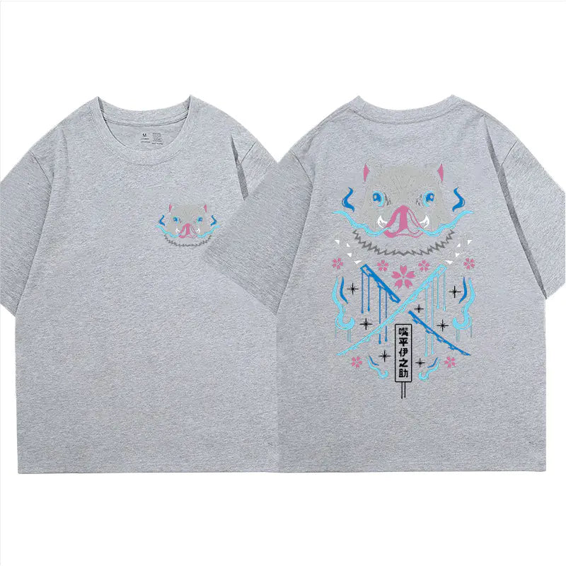 Demon Slayer Cotton T-Shirt for Men and Women