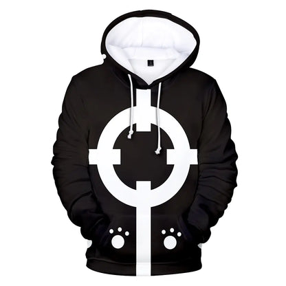 One Piece Anime Digital Print Hoodie