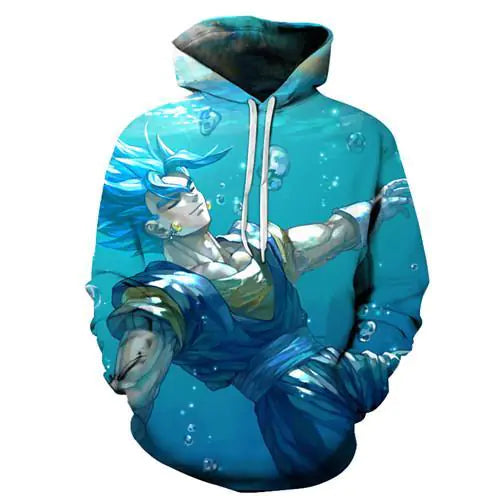 Dragon Ball 3D Printed Hoodie with Hooded Design