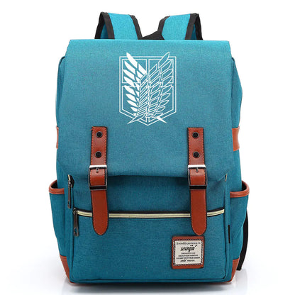 Attack on Titan Anime Backpack for Students, Unisex