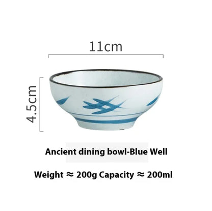 Personality Retro Ceramic Rice Bowl