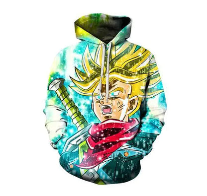 3D Hoodie with Dragon Ball Print