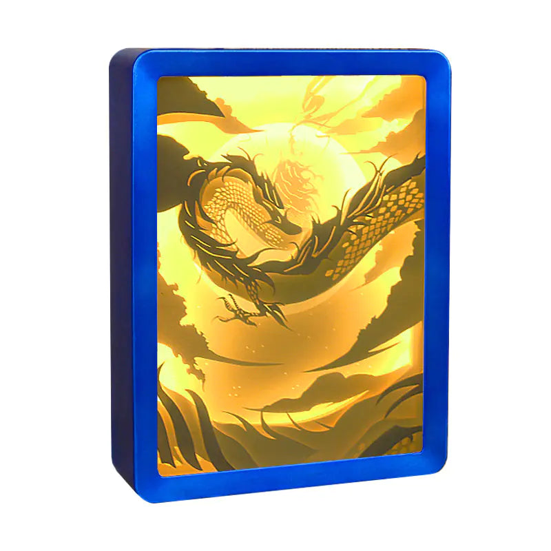 Chinese Style Anime Night Light - 3D Dragon Shadow Lamp