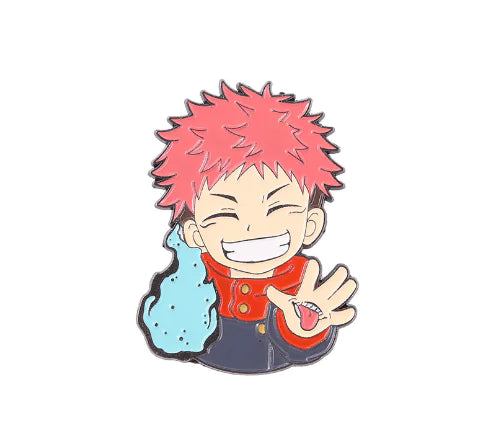 Jujutsu Kaisen Brooch - Anime Cartoon Metal Pin (One)