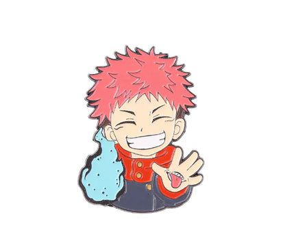 Jujutsu Kaisen Brooch - Anime Cartoon Metal Pin (One)