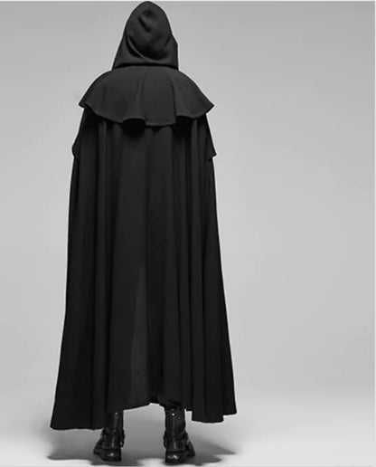 Samurai Wizard Hooded Cape Cloak Costume