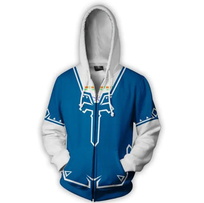 Anime Hoodie with Zipper - Fullmetal Alchemist Design