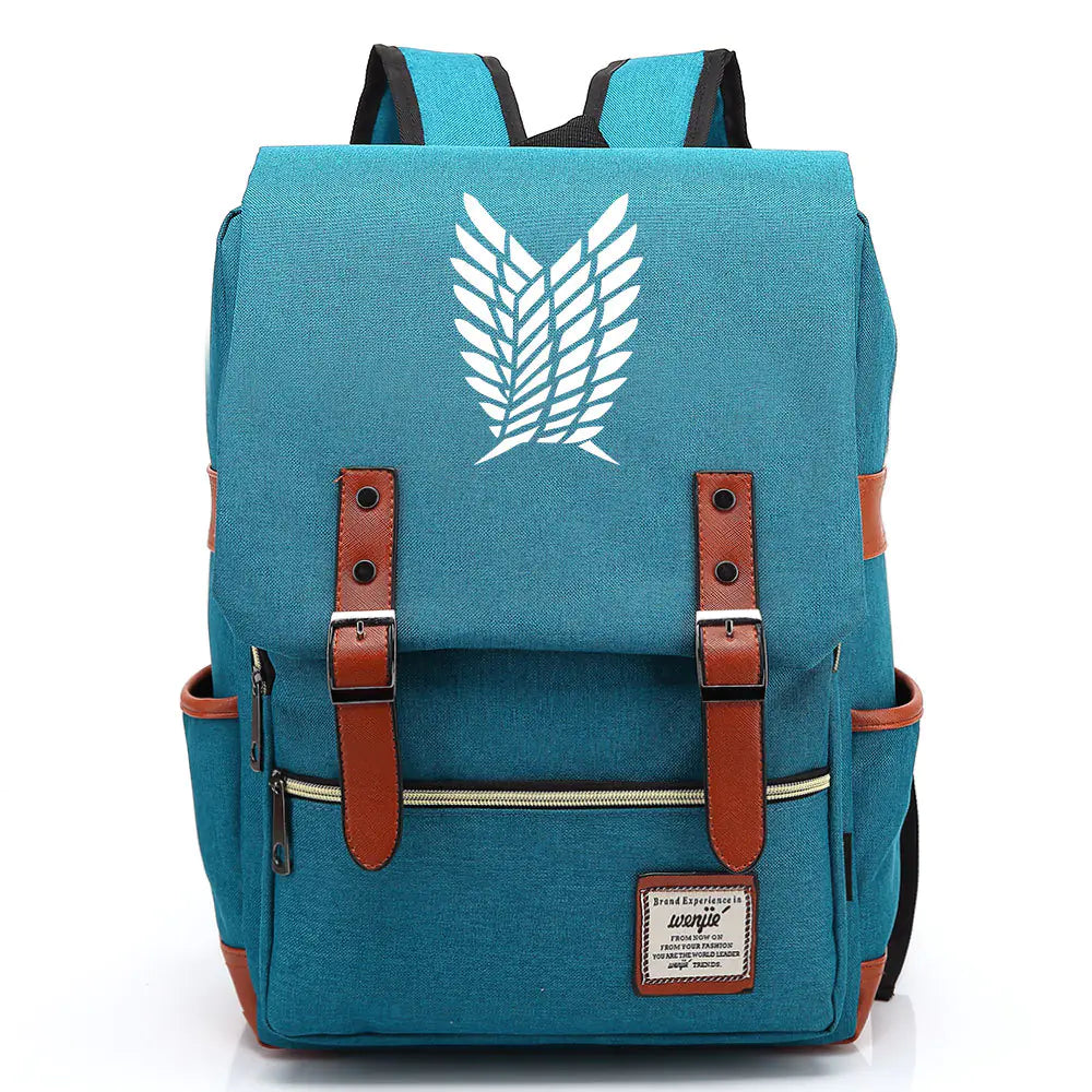 Attack on Titan Anime Backpack for Students, Unisex