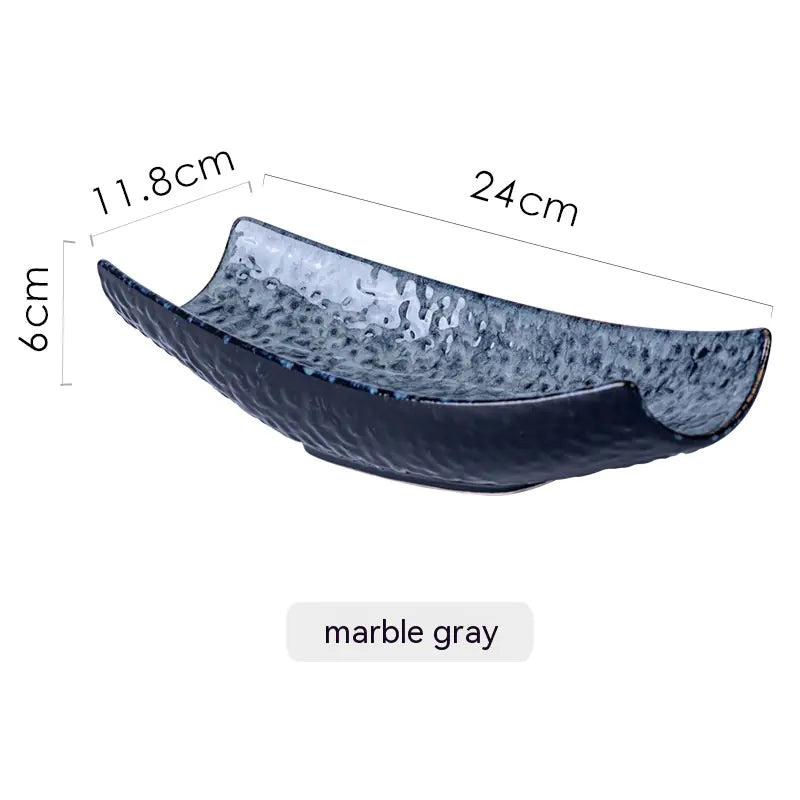 Creative Irregular Shaped Japanese Sushi Plate