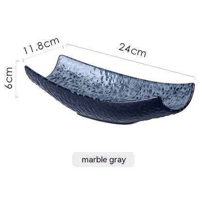 Creative Irregular Shaped Japanese Sushi Plate