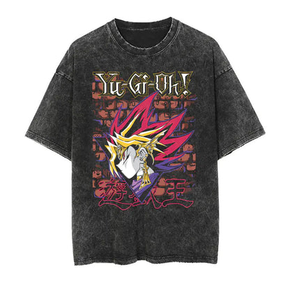 Vintage Yu Gi Oh Graphic T-Shirt for Men (Short Sleeve)