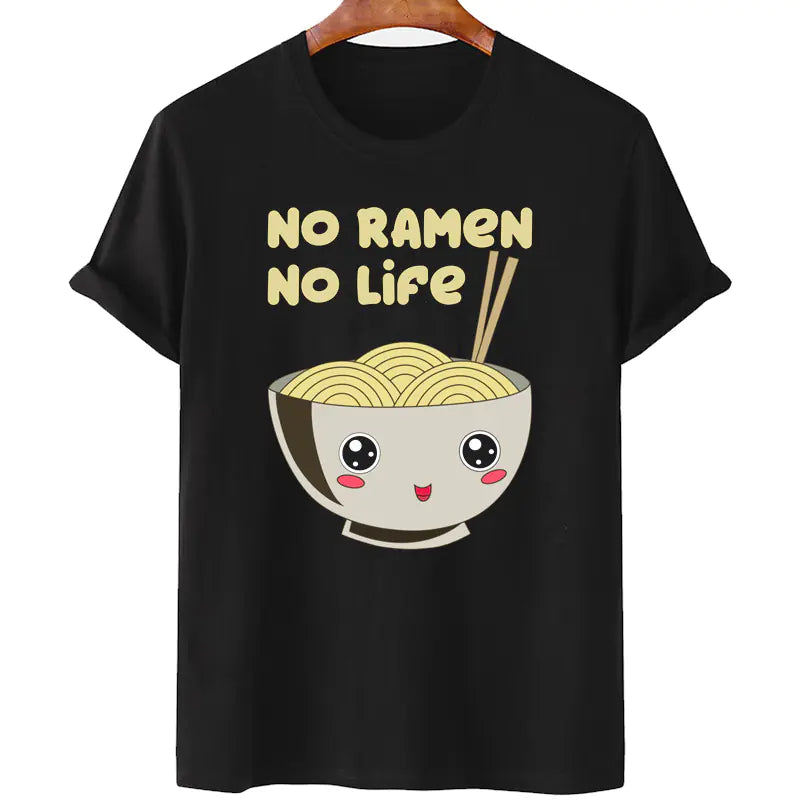 Kawaii Ramen Bowl Japanese Noodles T-Shirt