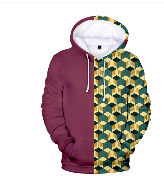 3D Demon Slayer Tanjiro Hoodie for Men and Women
