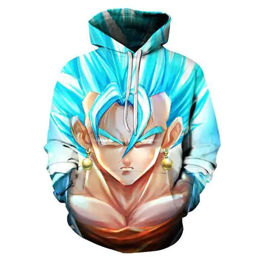 Dragon Ball Design 3D Printed Hoodie with Pocket