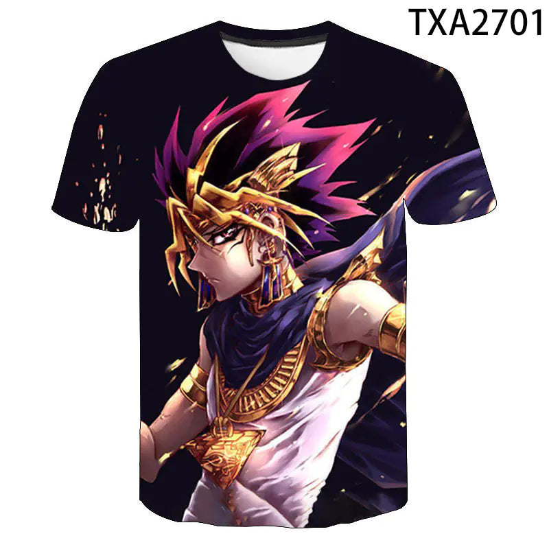 New Summer Yu Gi Oh 3D Printed Casual T-Shirt