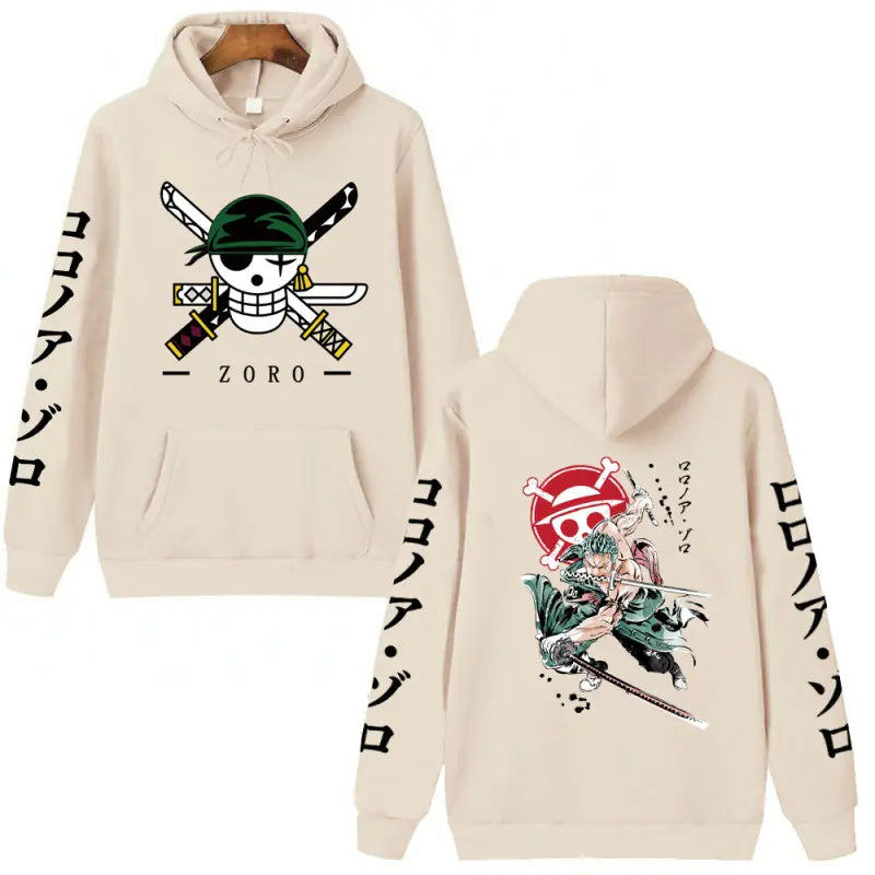 ONE PIECE Luffy Zoro Unisex Hoodie for Spring/Fall
