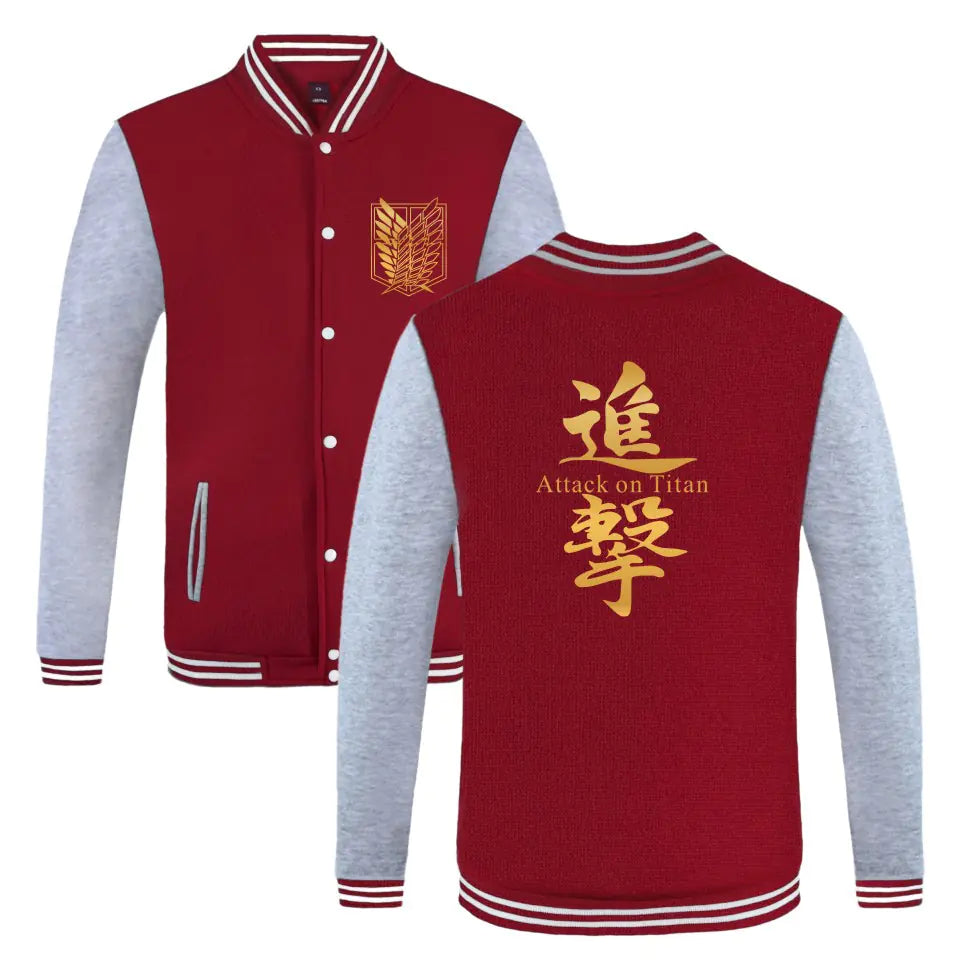 Attack on Titan Survey Corps Jacket - Fall/Winter Baseball
