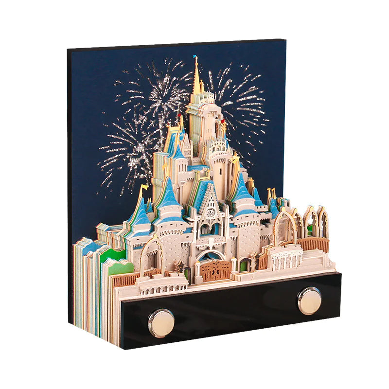 3D Paper Carving Tree House & Castle Calendar