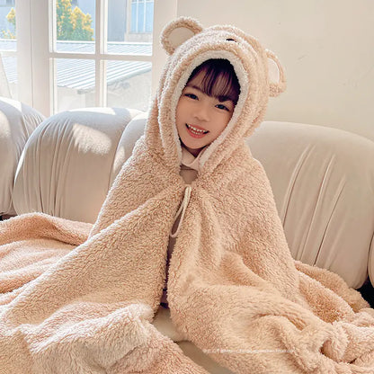 Winter Warm Shawl Blanket Cloak for Women