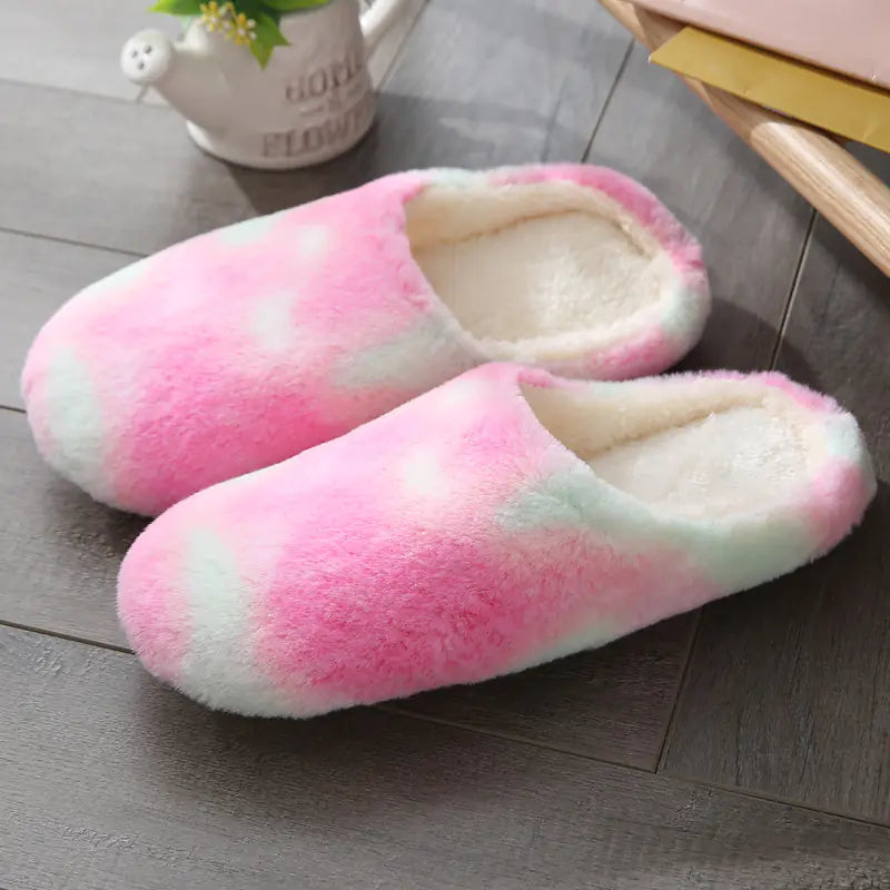 Plus Size Warm Cotton Slippers for Women (Japan)