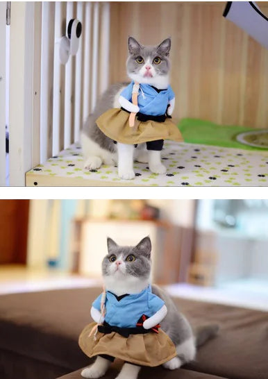 Samurai Pet Apparel for Cats and Dogs
