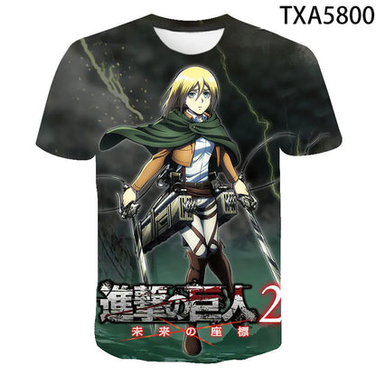 Attack On Titan Unisex Crew Neck T-Shirt
