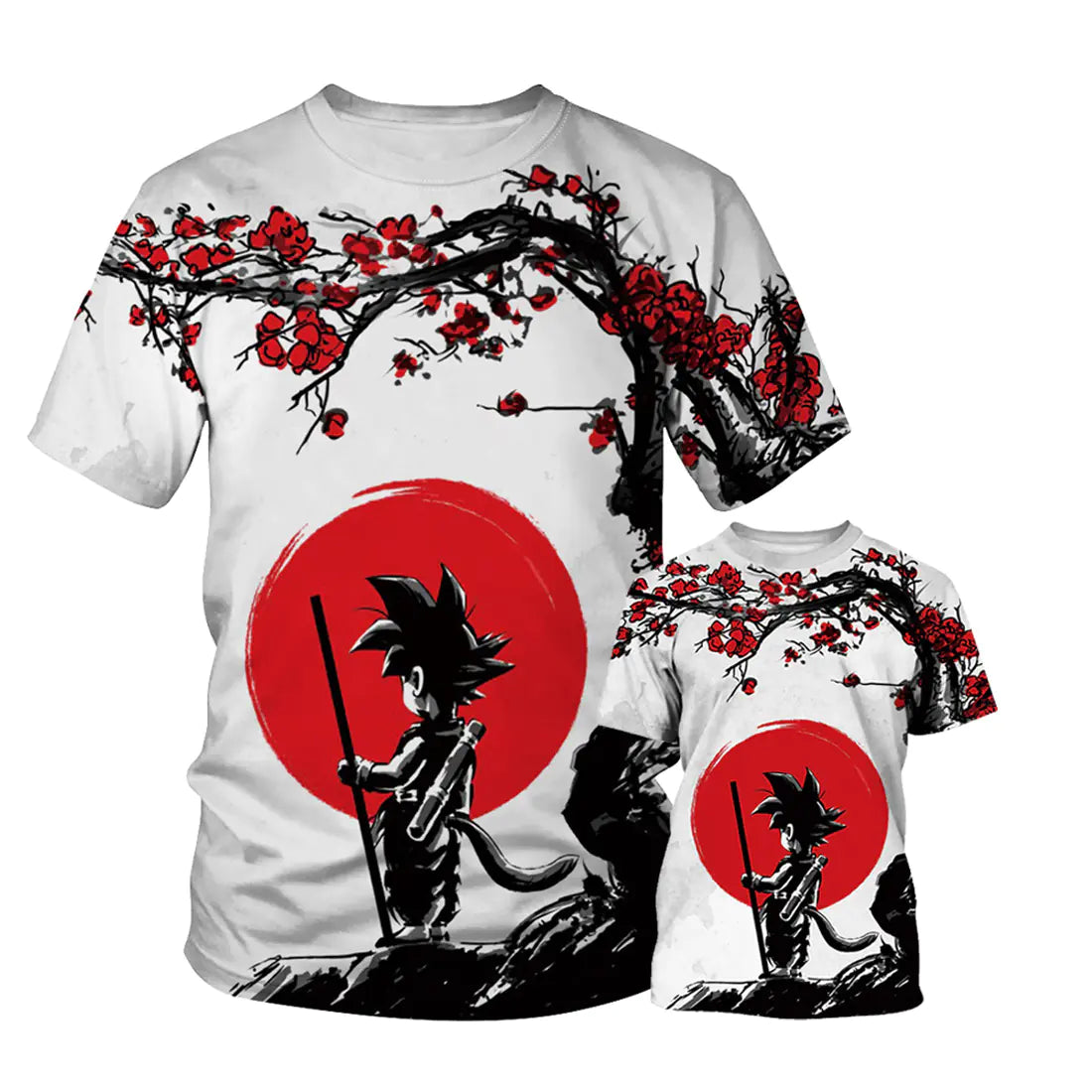 Dragon Ball 3D Digital Print Short Sleeve T-Shirt