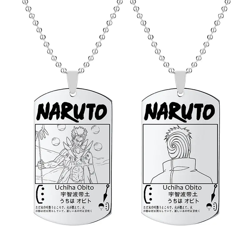 Anime Naruto Necklace with Keychain Pendant Gift