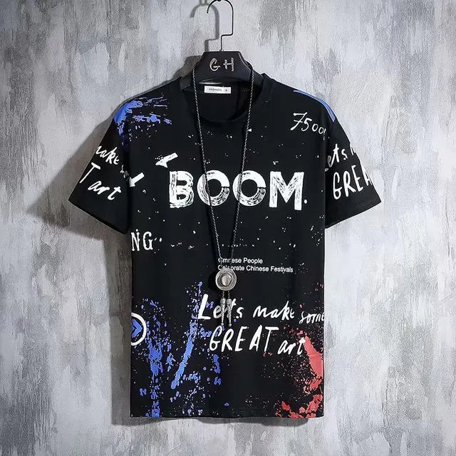 Men's Summer Short Sleeve Oversized T-Shirt