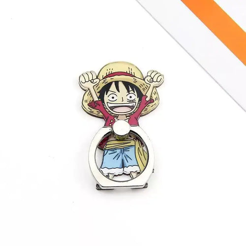 Mobile Phone Ring Holder - Creative Anime One Piece Design