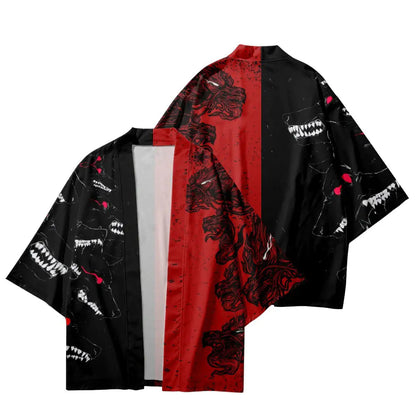2023 Japanese Ukiyo-e Style Kimono Cardigan Shirt