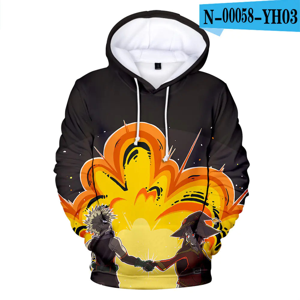 My Hero Academia 3D Printed Hooded Sweatshirt