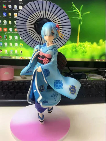 Re Zero Starting Life in Another World Ukiyo-e Ver Rem Anime Figure Model Collection