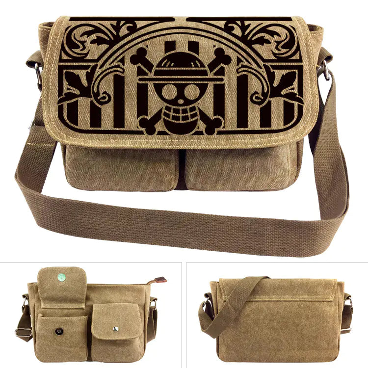 One Piece Canvas Shoulder Bag - Luffy Backpack