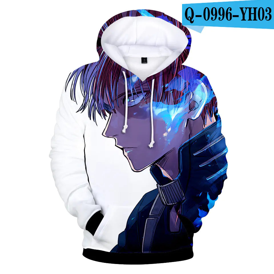 My Hero Academia 3D Printed Hooded Sweatshirt